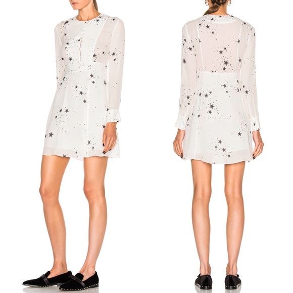 NWT Maternity-Friendly A.L.C. Star Print Dress - Picture 5 of 6